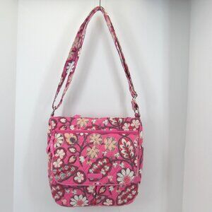 Vera Bradley Crossbody Blush Pink Hipster Purse Front & Back Pockets NWOT